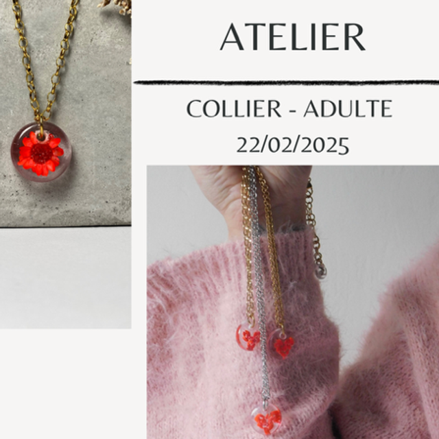 Atelier bijoux - Création d’un collier fleuri