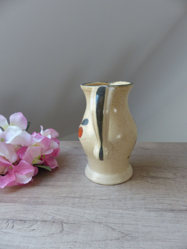 Ancien Petit Pichet Saint Clément - Peint à la Main - Vintage - Fabrication Française - Pichet Décoration Cuisine Rustique Maison Campagne