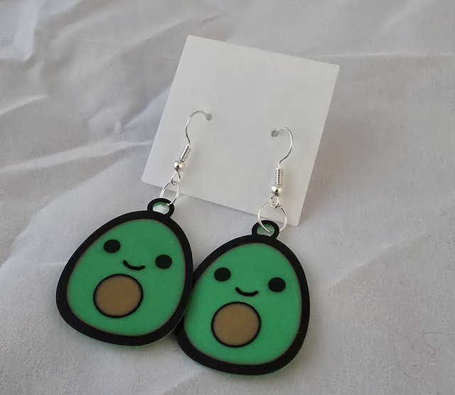 Boucles d'oreilles Avocat