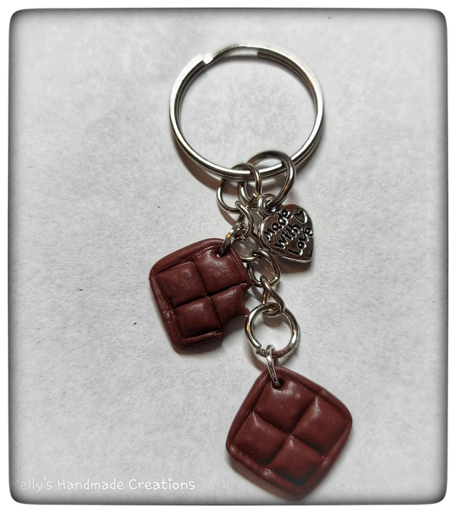 Guilt Free Chocolate Keychain
