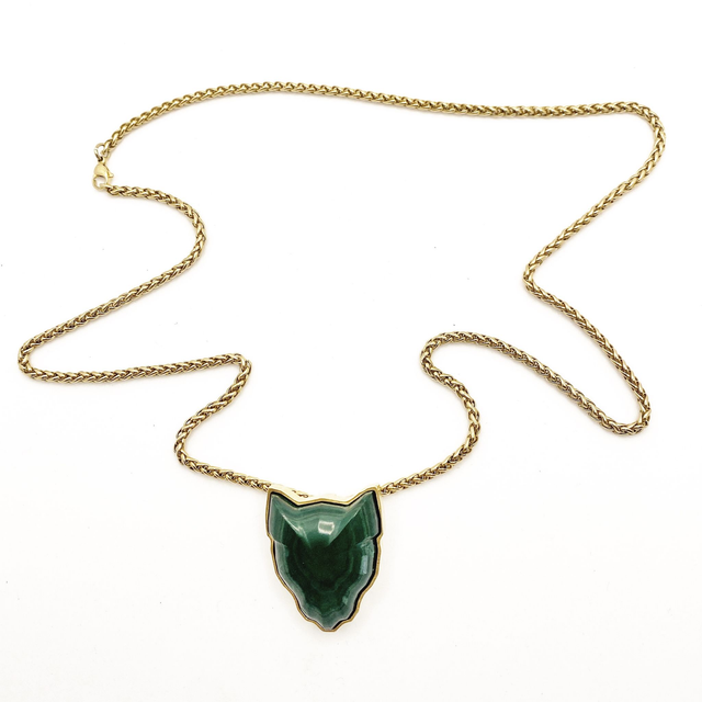 Pendentif panthère malachite - AKIN
