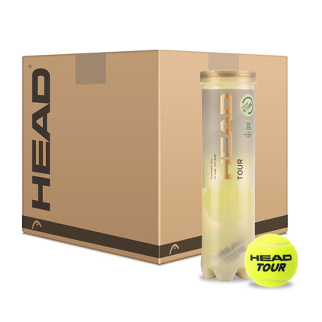 Head Tour Tennis Balls - Box of 36 tubes - 12Dz