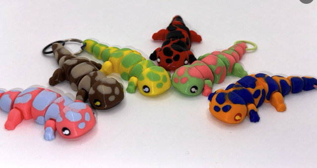 Salamander Gemixt Sleutelhanger