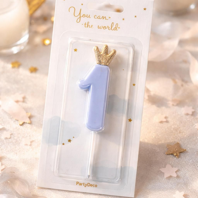 Bougie first birthday boy