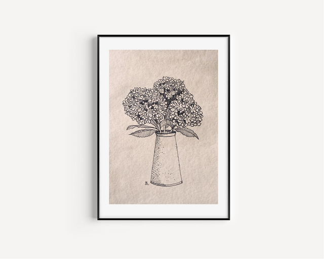 Hortenzija (Giclée print)