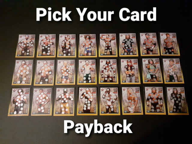Payback Body Blow Original SINGLE Trading Card (PICK FROM LIST)