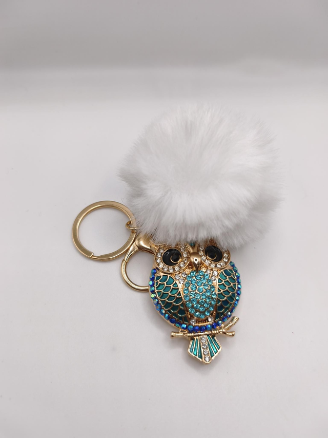 Porte clef/ bijou de sac hibou 