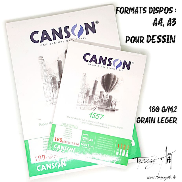 CANSON - PAPIER DESSIN 1557 - CA027