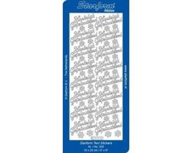 Hartelijk Gefeliciteerd goud (200)