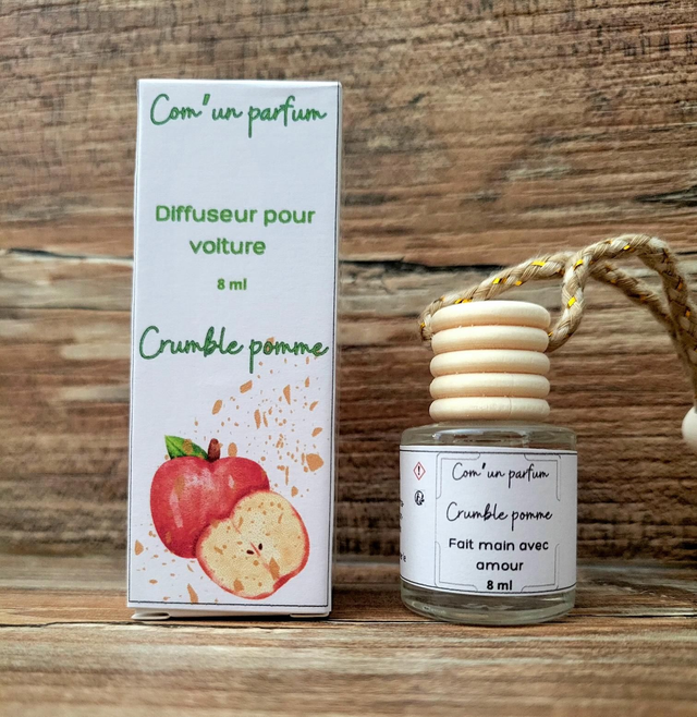 Diffuseur pour voiture Crumble pomme 8ml
