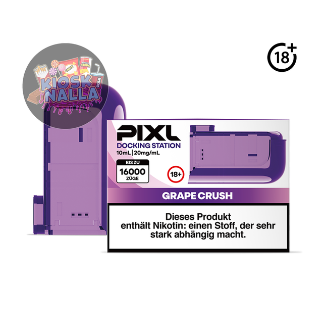 PIXL Xfill Pod - Grape Crush (Traube) - 20mg - 16000 Züge