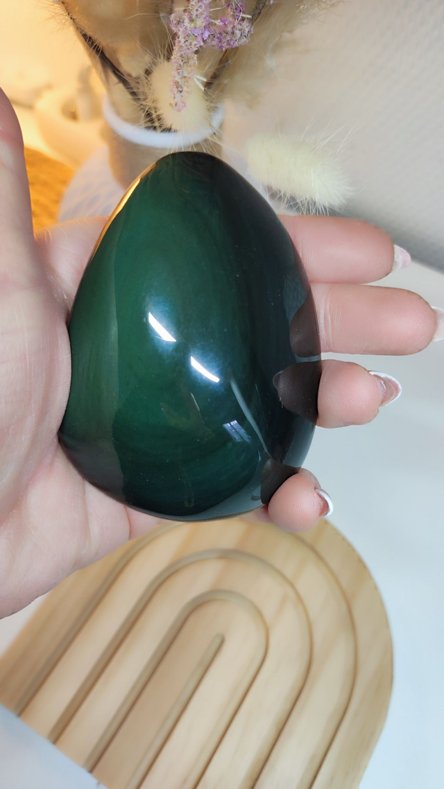 Galet Obsidienne Oeil Céleste AA