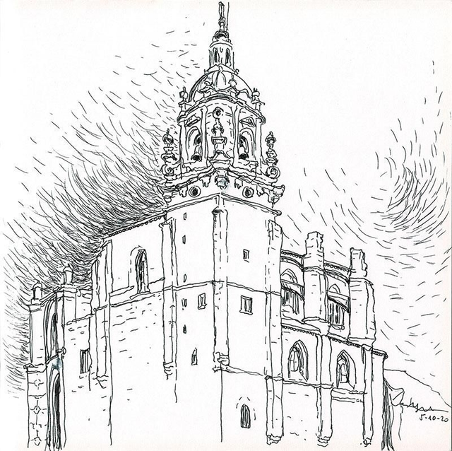Dibujo Iglesia de San Antón