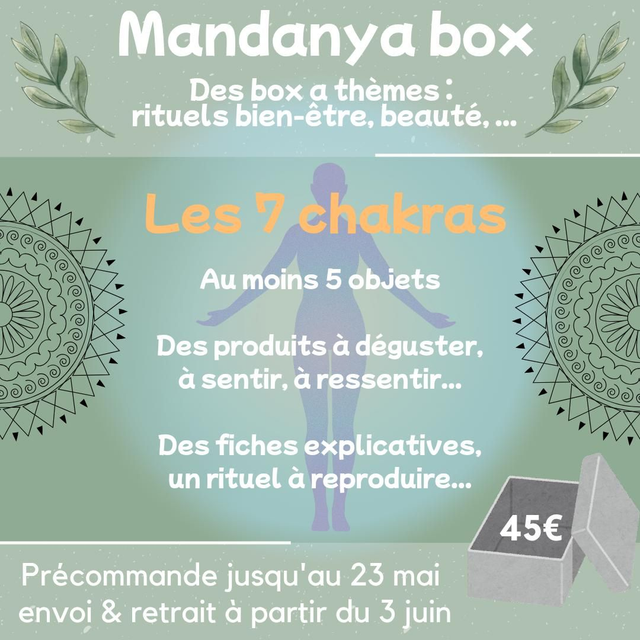 Box juin 2025 ''les Sept chakras''