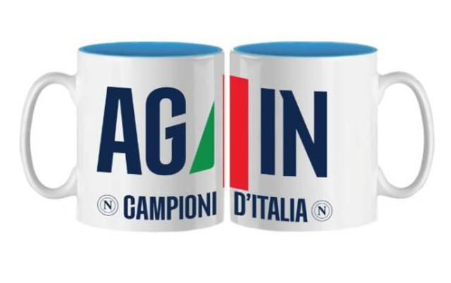 NAPOLI  SSC TAZZA MUG SCUDETTO LICENSED 