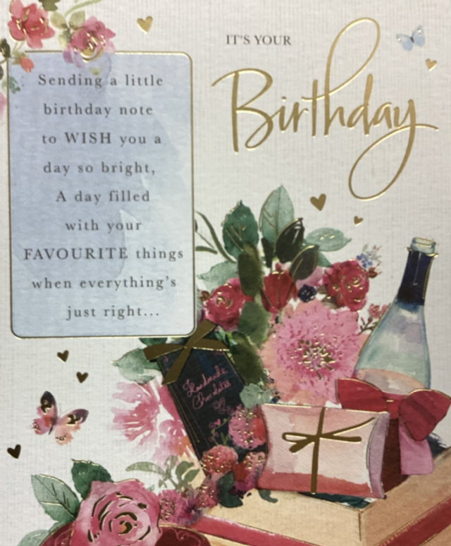 Birthday Open- favourite things WW