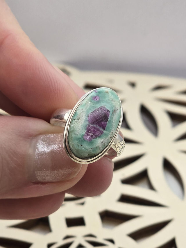 Bague Argent 925 Rubis sur Fushsite