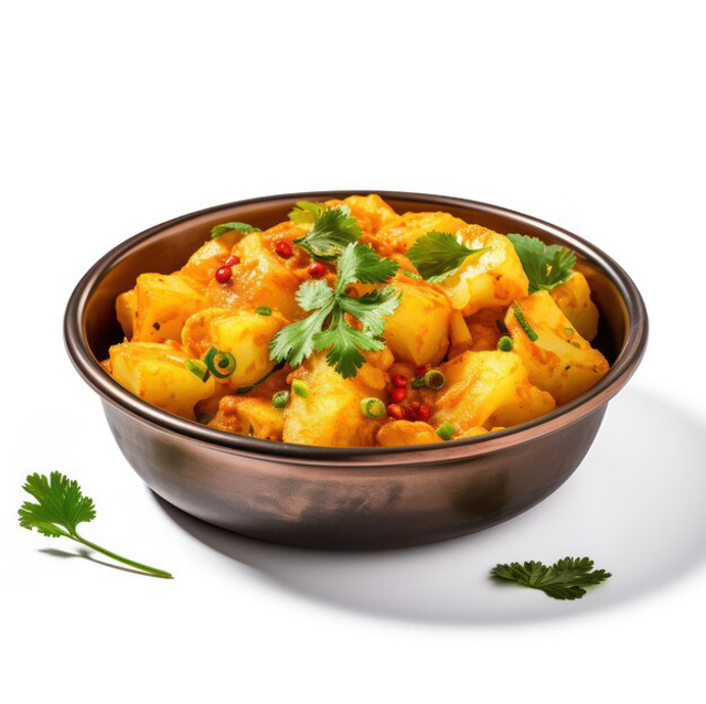  Vegetarian Curry (Aloo Gobi - Cauliflower/potato  or Aloo Palak (Spinach)