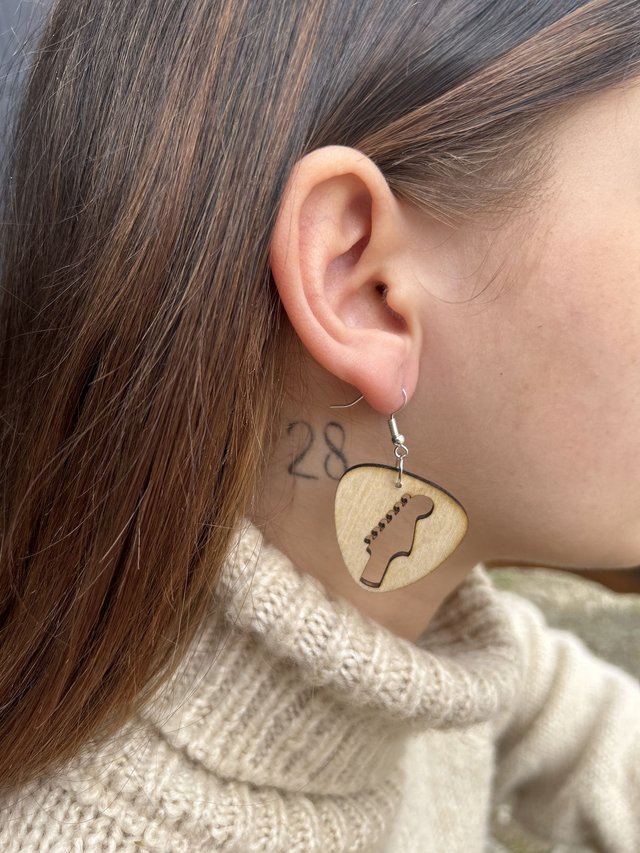 Boucles d'oreilles collection musique - Modèle 1