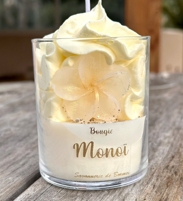 Bougie pâtissière 175 g Monoï