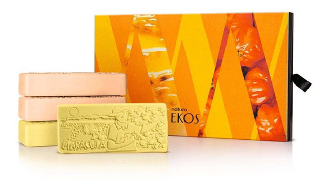 Sabonete em Barra Puro Vegetal Cremoso Perfumado Ekos 4x90g - Natura