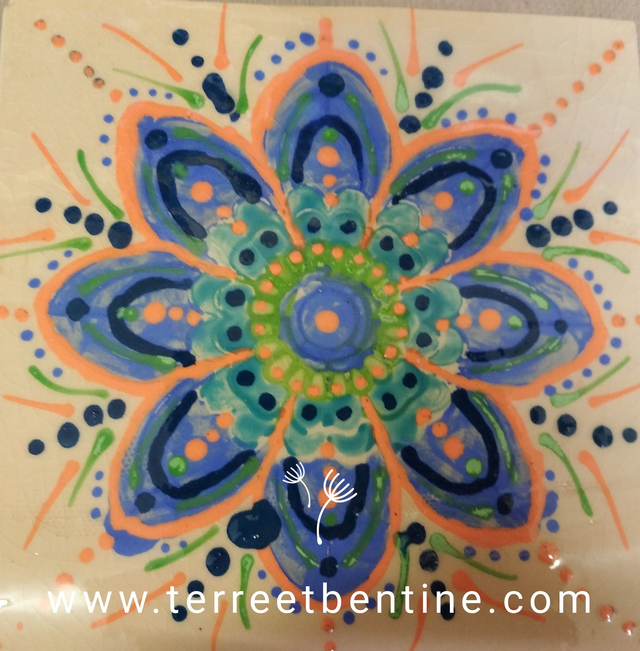 COLLECTION: "Confinement" - Pièce UNIQUE - 15,8 X 15,8 cm