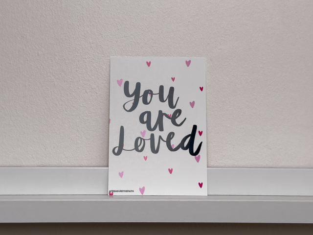 You are loved Postcard