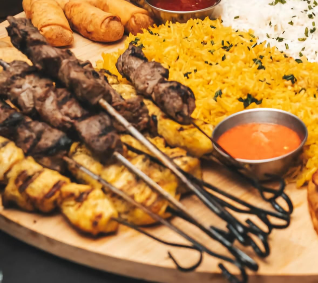 Brochettes de bœuf ou de poulet x3