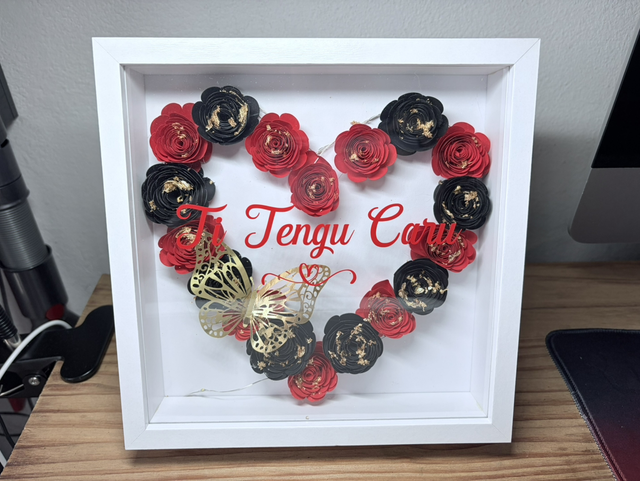 Cadre floral « Amore » 