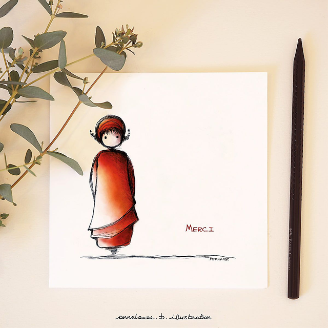 Carte &quot;Merci&quot;