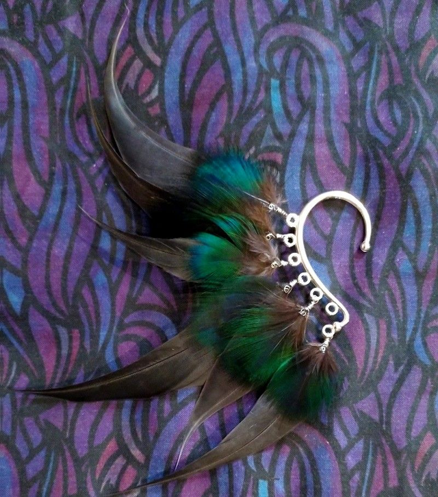 Tour d'oreille plumes longues (plusieurs modèles disponibles)