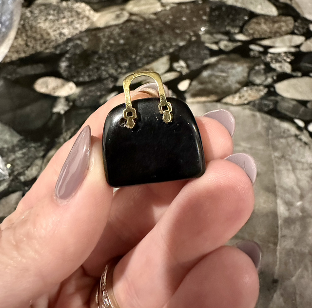 Black Obsidian Handbag