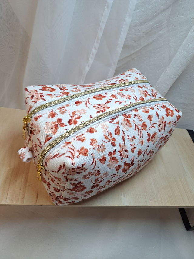 Trousse de toilette double compartiment 