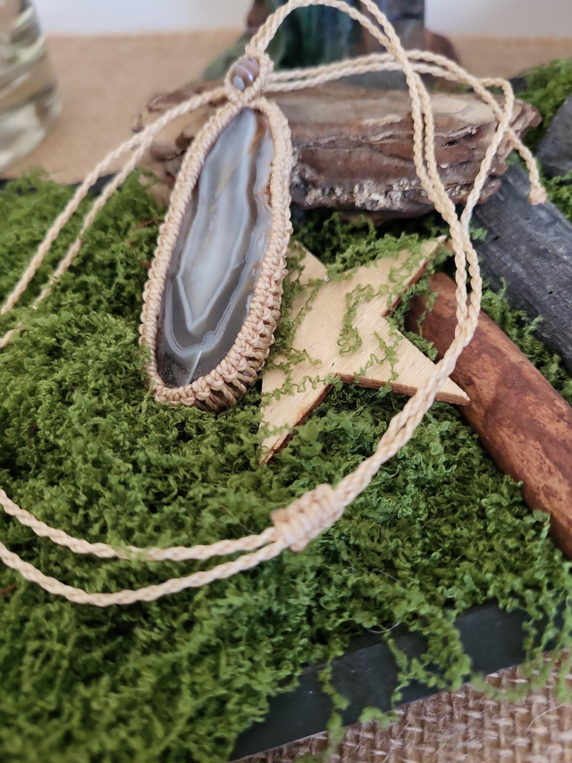 Pierre de l'âme : Agate du Botswana 1