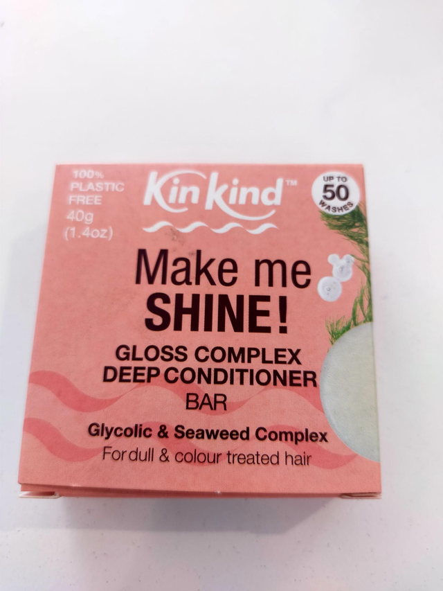 Make me SHINE! Gloss Complex Deep Conditioner Bar. For Colour Treated &amp; Dull hair.  kkn10