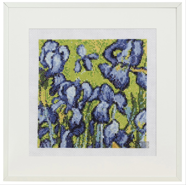 Irises by Vincent Van Gogh Embroidery Kit