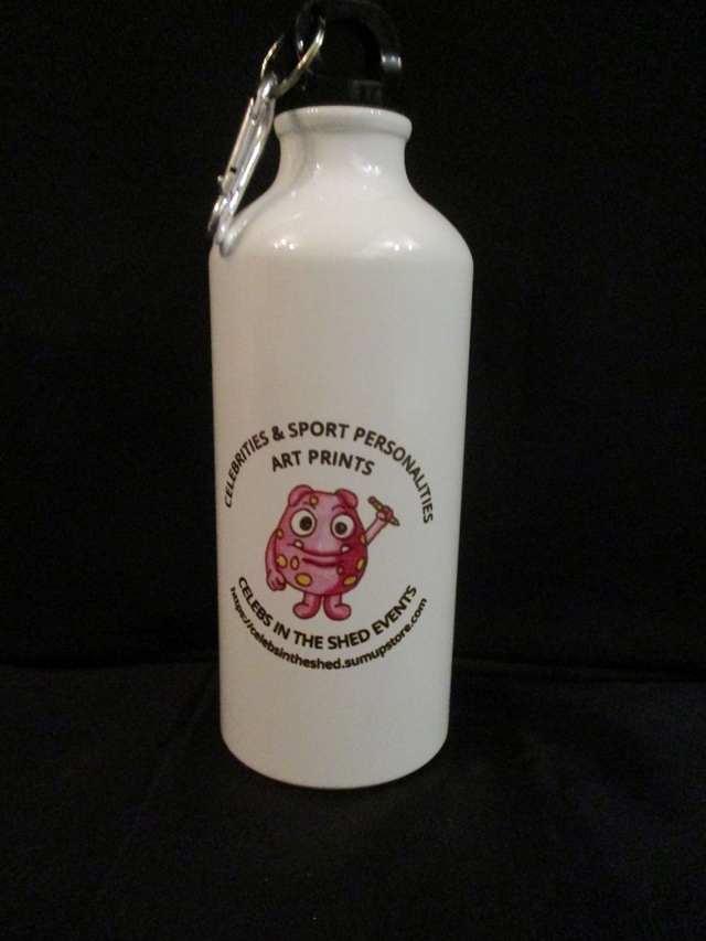 Celebs In The Shed 600ml White Sport Thermos Aluminum Travel Bottle