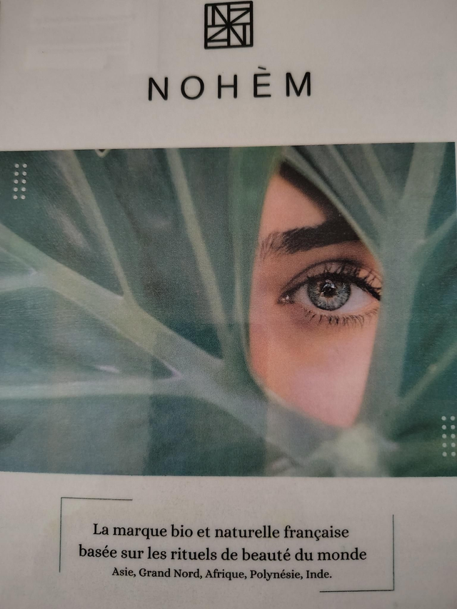 Soin du visage Nohèm "Indien, ayurvédique" (purifiant,nettoyage profond) 
