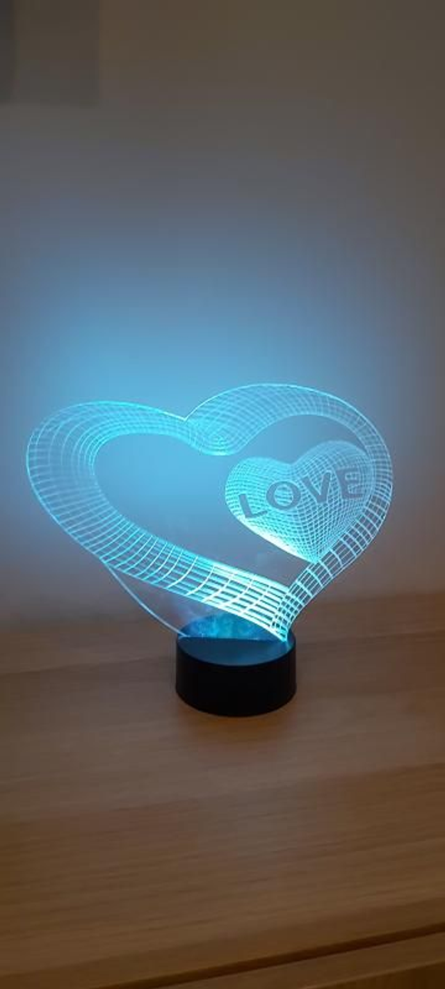 Lampe 3d Coeur 1
