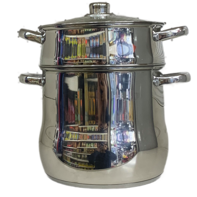 Couscousier 12L inox -ESPACE CUISINE-Tout feu et INDUCTION  