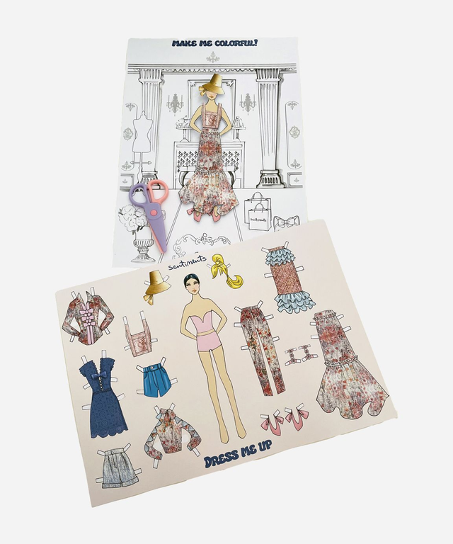 Papírbaba öltöztető