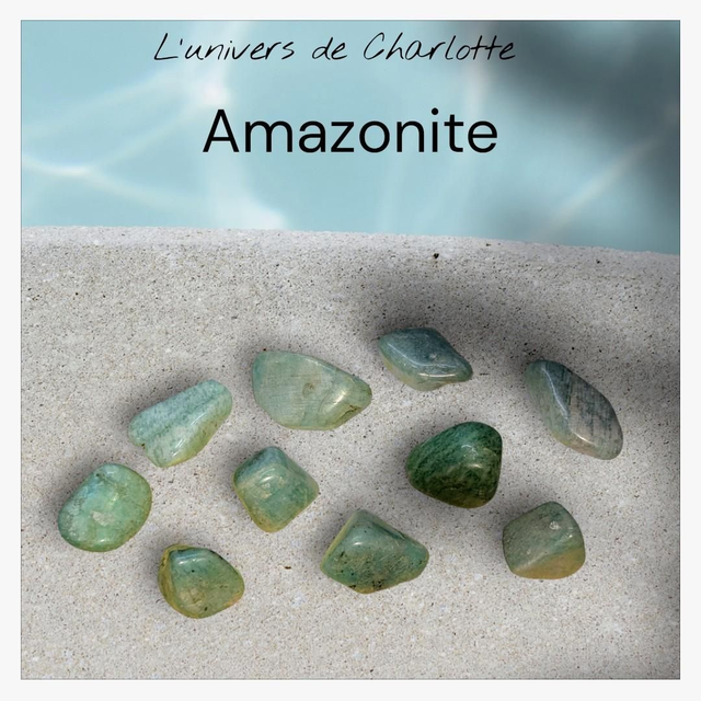 Pierre roulée &quot;Amazonite&quot; 