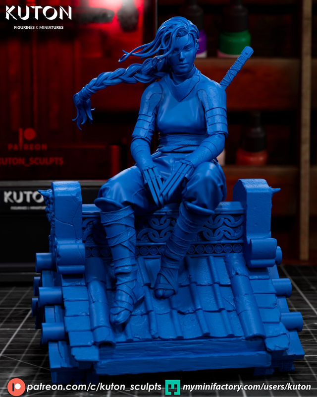 STATUE SHIORI série heroic fantasy