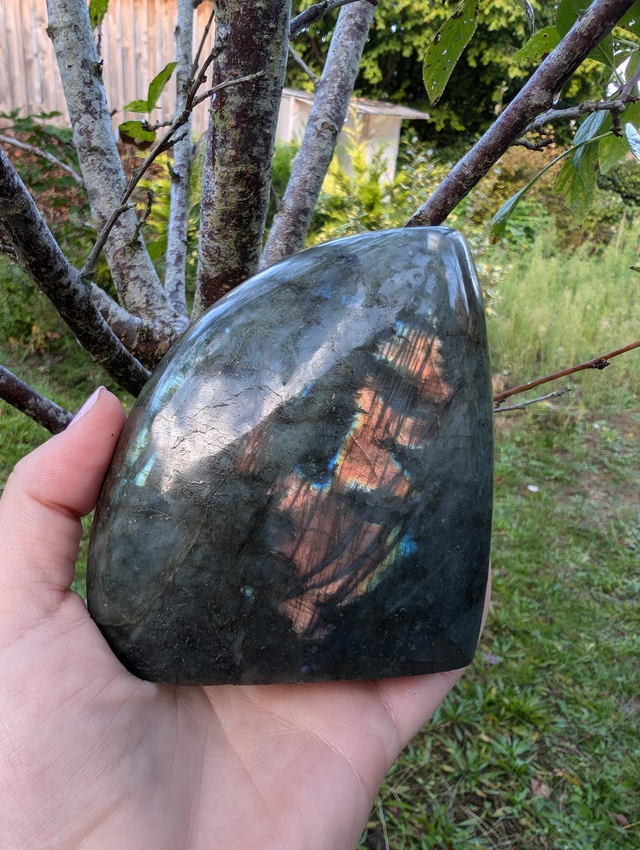 LABRADORITE bloc T.2 570g