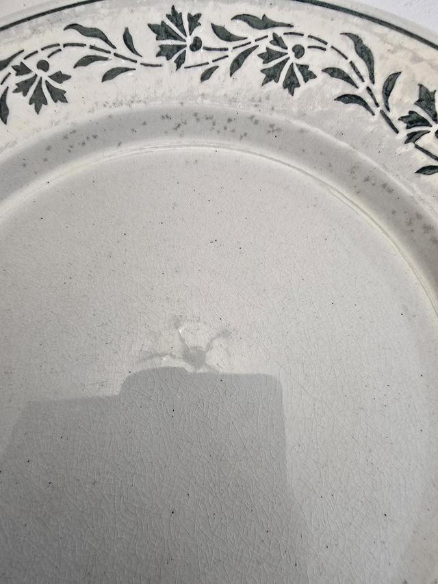 Assiettes plates K.G Luneville