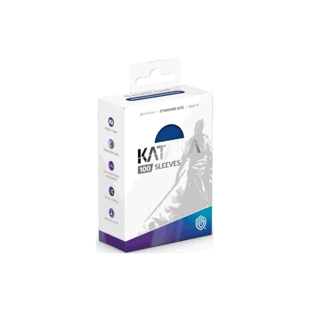 Katana 100 Sleeves Standard Ideal Fit Ultimate Guard - Blue Bird