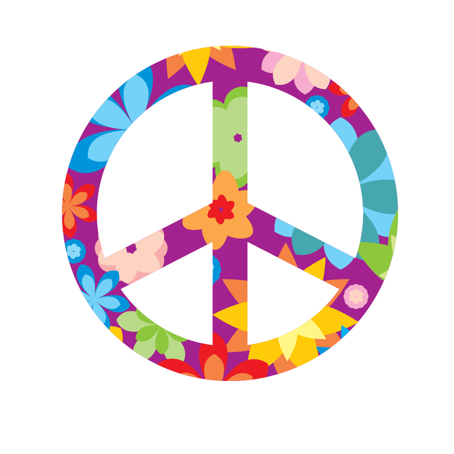Porte-clé Peace & Love