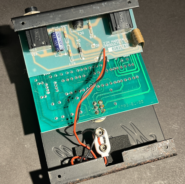 RARE 1990's Marshall Shred Master OVERDRIVE Pedal (NOT a reissue) ... as used by Jonny Greenwood (Radiohead) Used – Fair