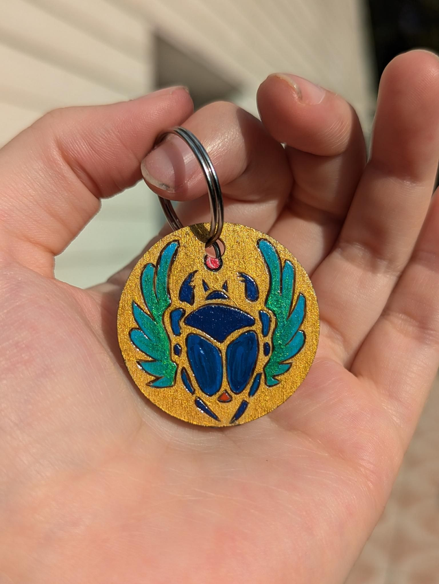 Porte-clé "scarabée"