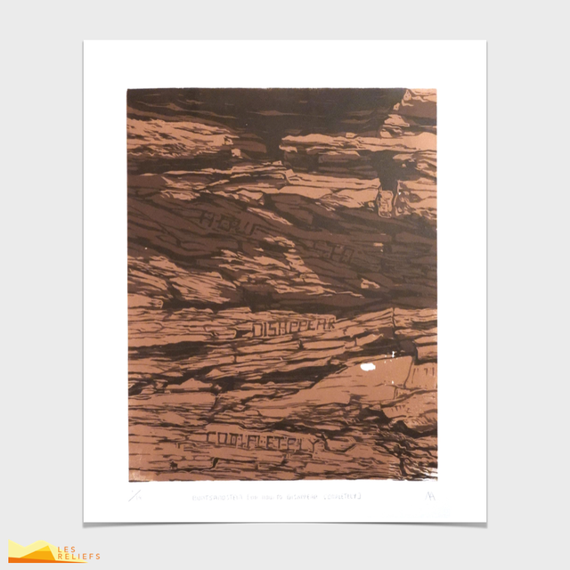 Woodcut 'Buntsandstein'